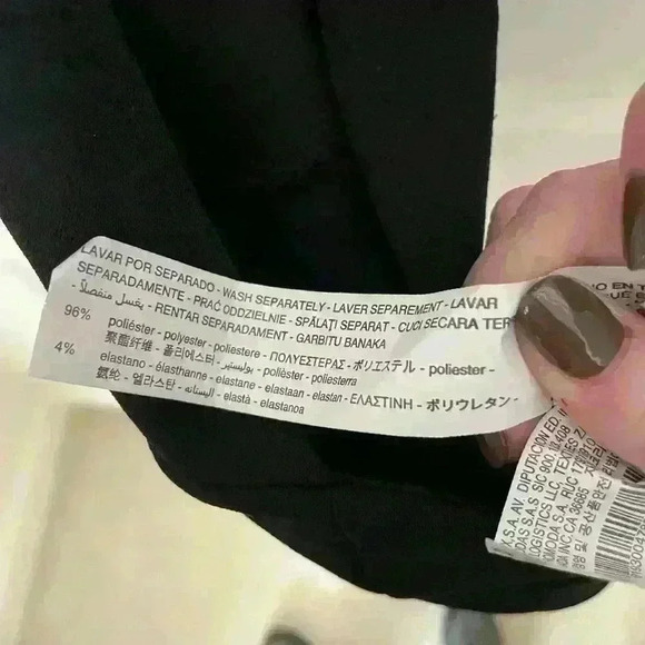 Zara Black Backless Halter Neck Black Zip Up Jumpsuit Pantsuit Size Small - Picture 4 of 5